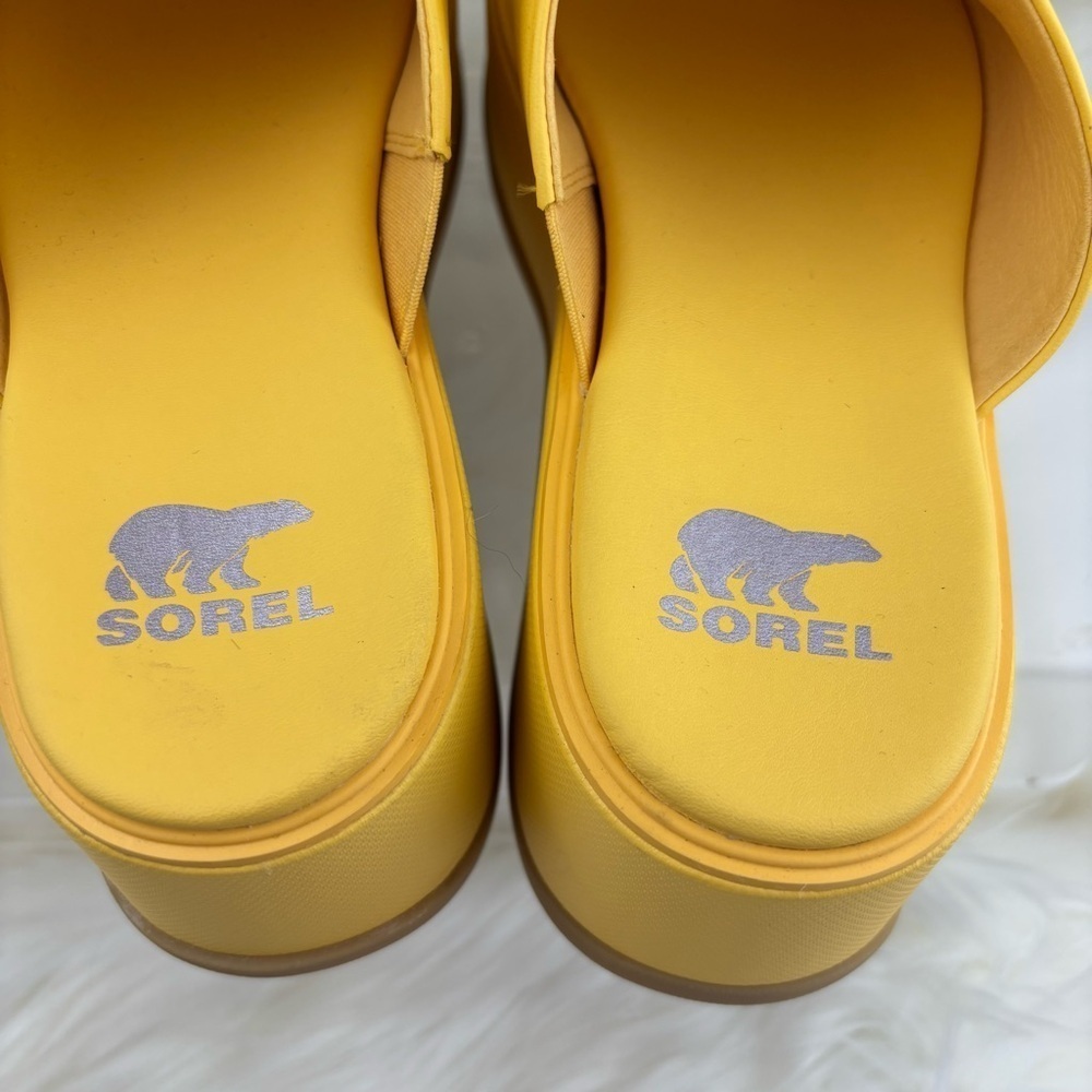 Sorel Platform Sandals Dayspring Slides Size 9 Wo… - image 4